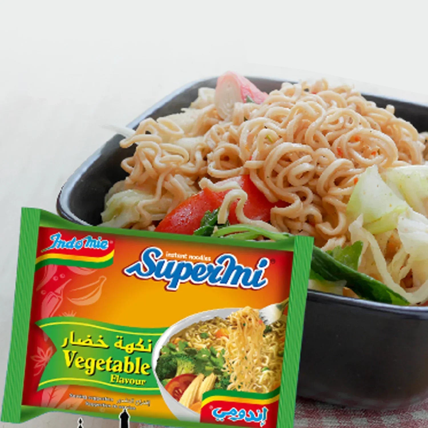 Indomie Instant Noodles Supermi Vegetable Flavour - 70g