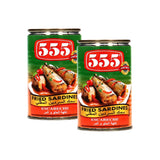 555 Fried Sardines Escabeche 155g × 2 Pcs (Offer)