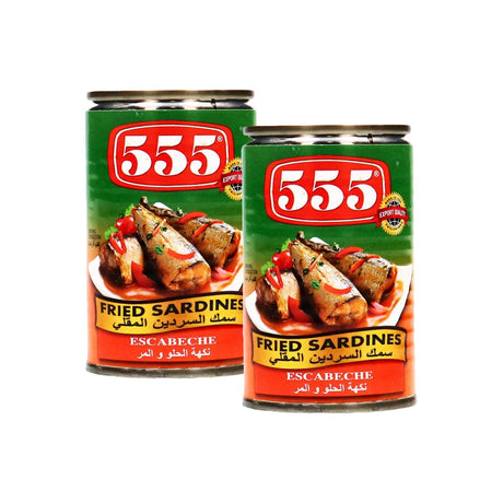 555 Fried Sardines Escabeche 155g × 2 Pcs (Offer)