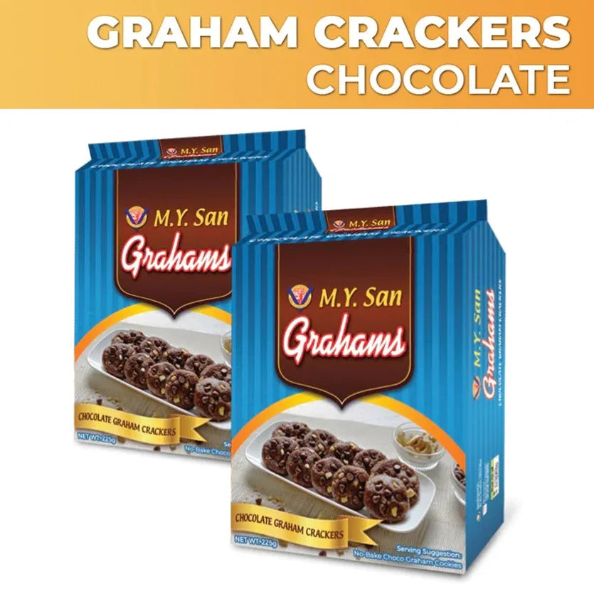 M.Y. San Grahams Chocolate Graham Crackers 225g × 2 Pcs (Offer)