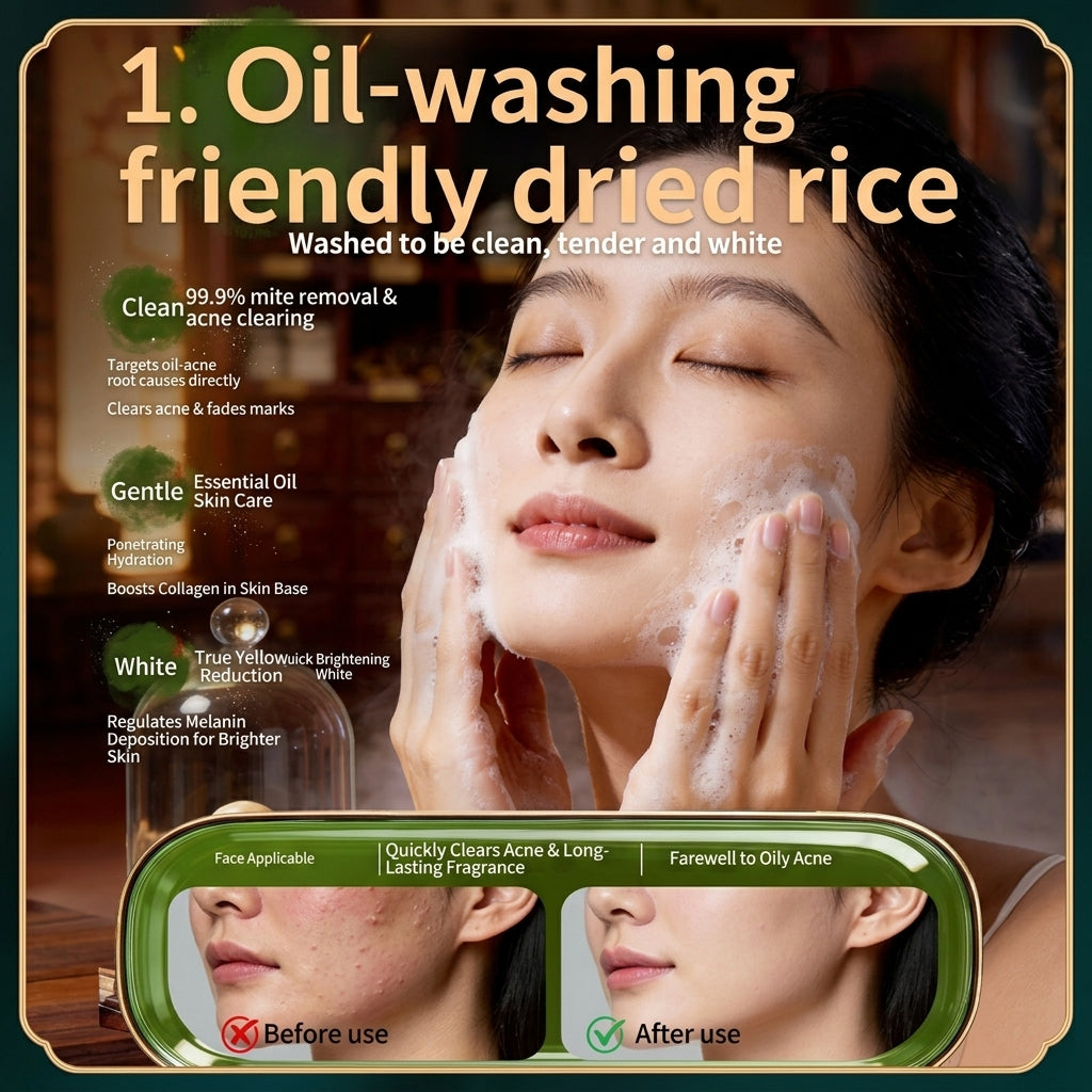 Seven Green White Coconut Oil Balm Cleansing Soap - 120g