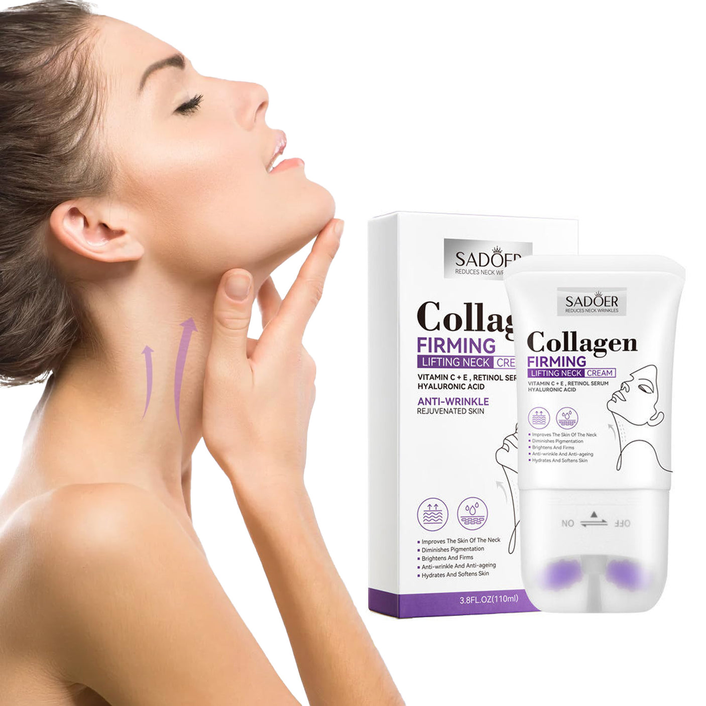 Sadoer Collagen Firming Lifting Neck Cream - 110ml