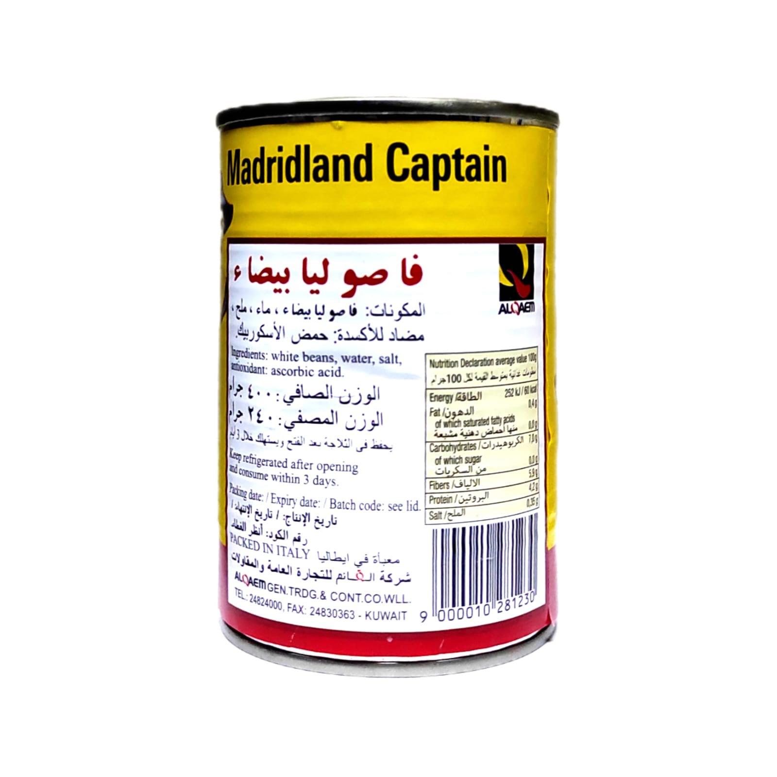 Madridland Captain White Beans - 400g