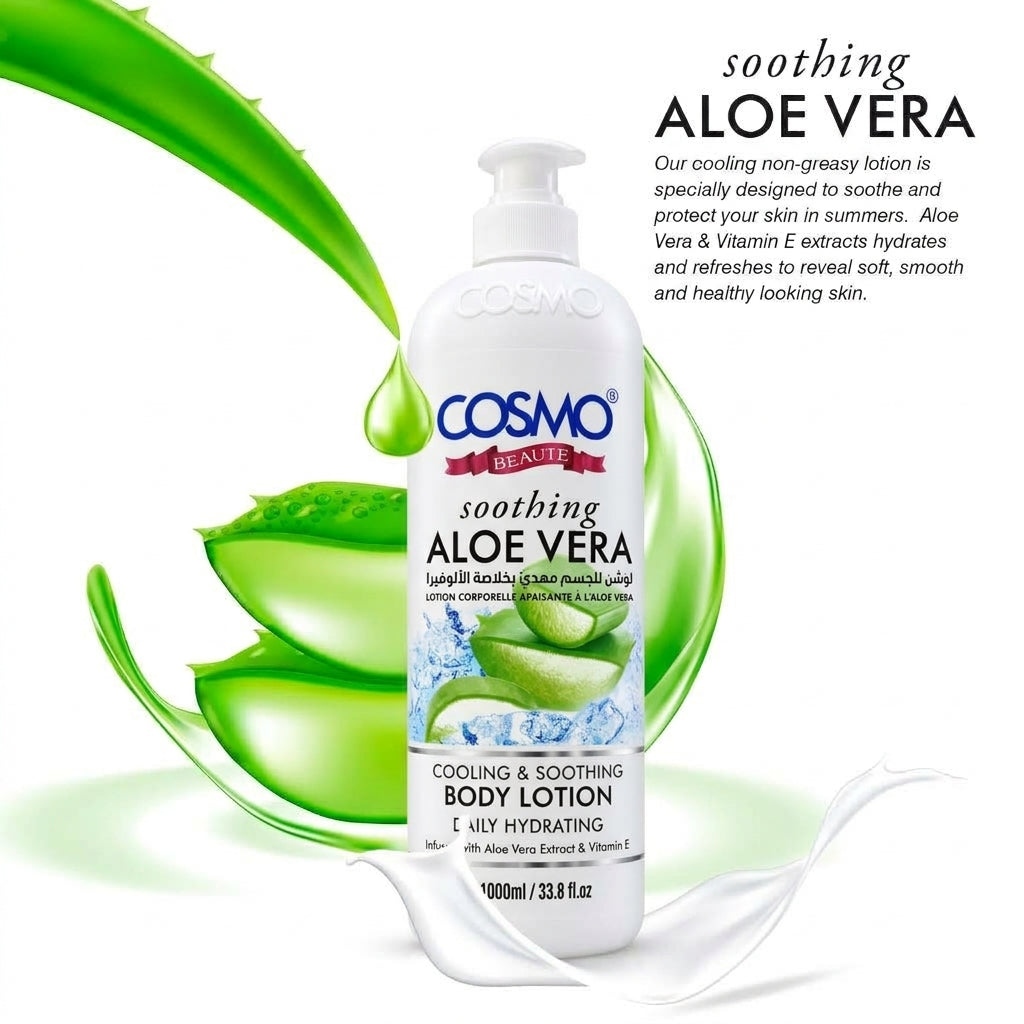 Cosmo Soothing Aloe Vera Body Lotion - 1000ml