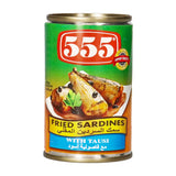 555 Fried Sardines Tausi 155gm