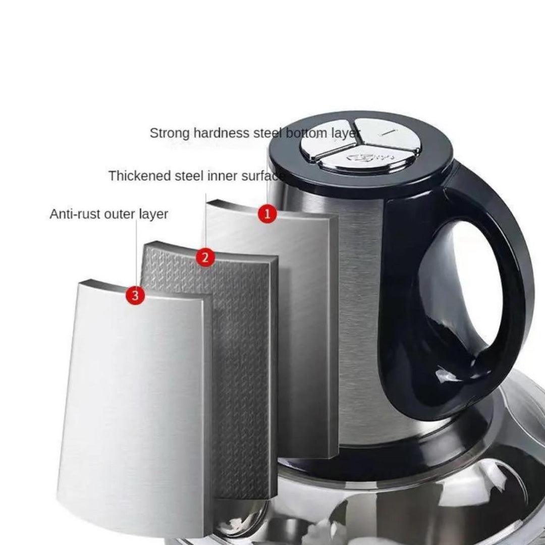 Food Processor Stainless Steel Meat Blender Food Chopper - 3L