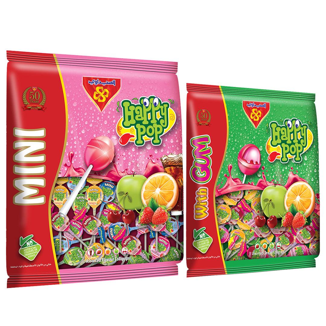 Al Seedawi Happy Pop Mini Candy 35's + Happy Pop Gum 10's