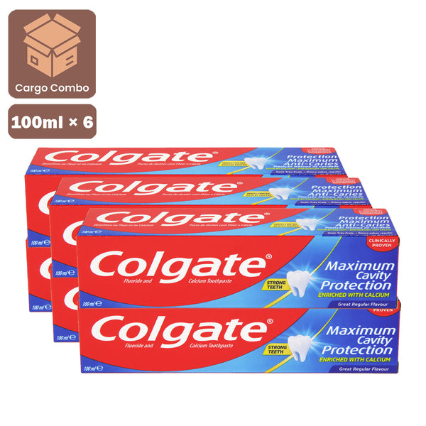 Colgate Maximum Cavity Protection Toothpaste - 100ml × 6 Pcs (Offer)