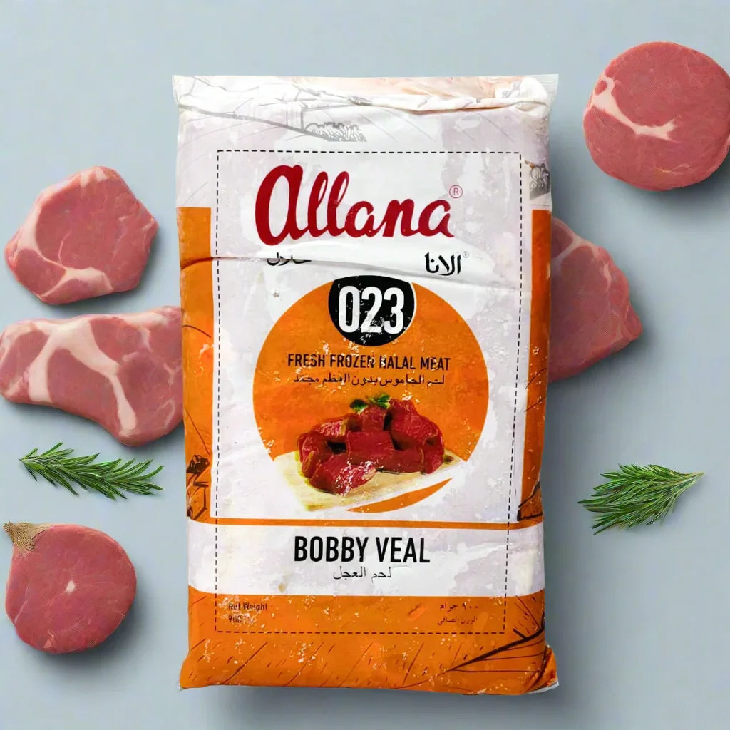 Allana Fresh Frozen Halal Meat Bobby Veal - 900g