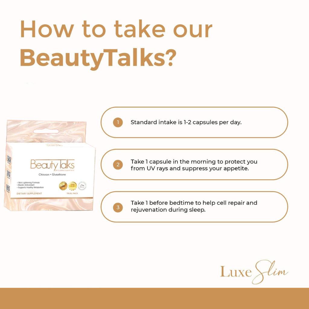 Luxe Skin Beauty Talks Trial Pack