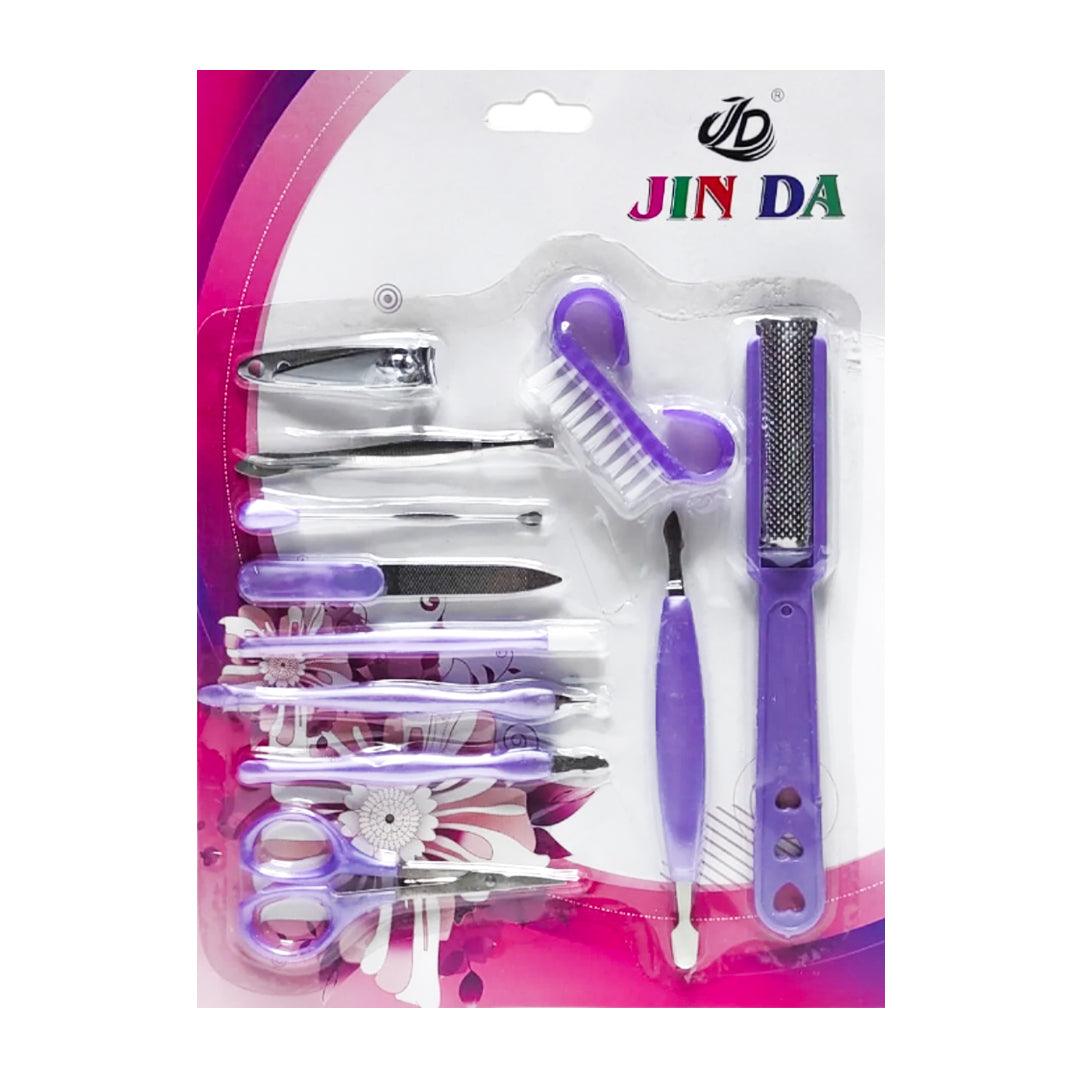 Jin Da Manicure & Pedicure Set - 11 Pcs