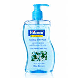 HiGeen Antiseptic Blue Flowers Hand & Body Wash - 500ml