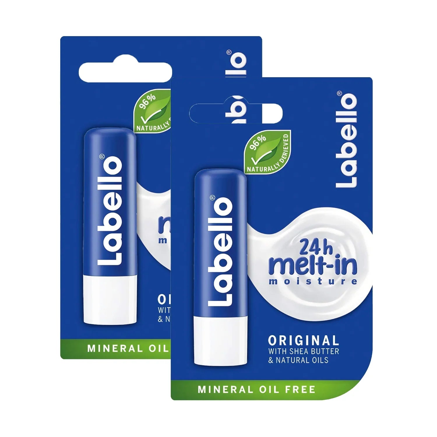 Labello Lip Balm Moisturising Original - 4.8g × 2 Pcs (Offer)