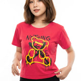 Fashion Teddy Bear Print Women's T-Shirt #1028