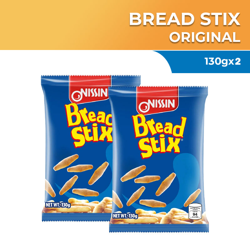 Nissin Bread Stix Original - 130g (1+1) Offer