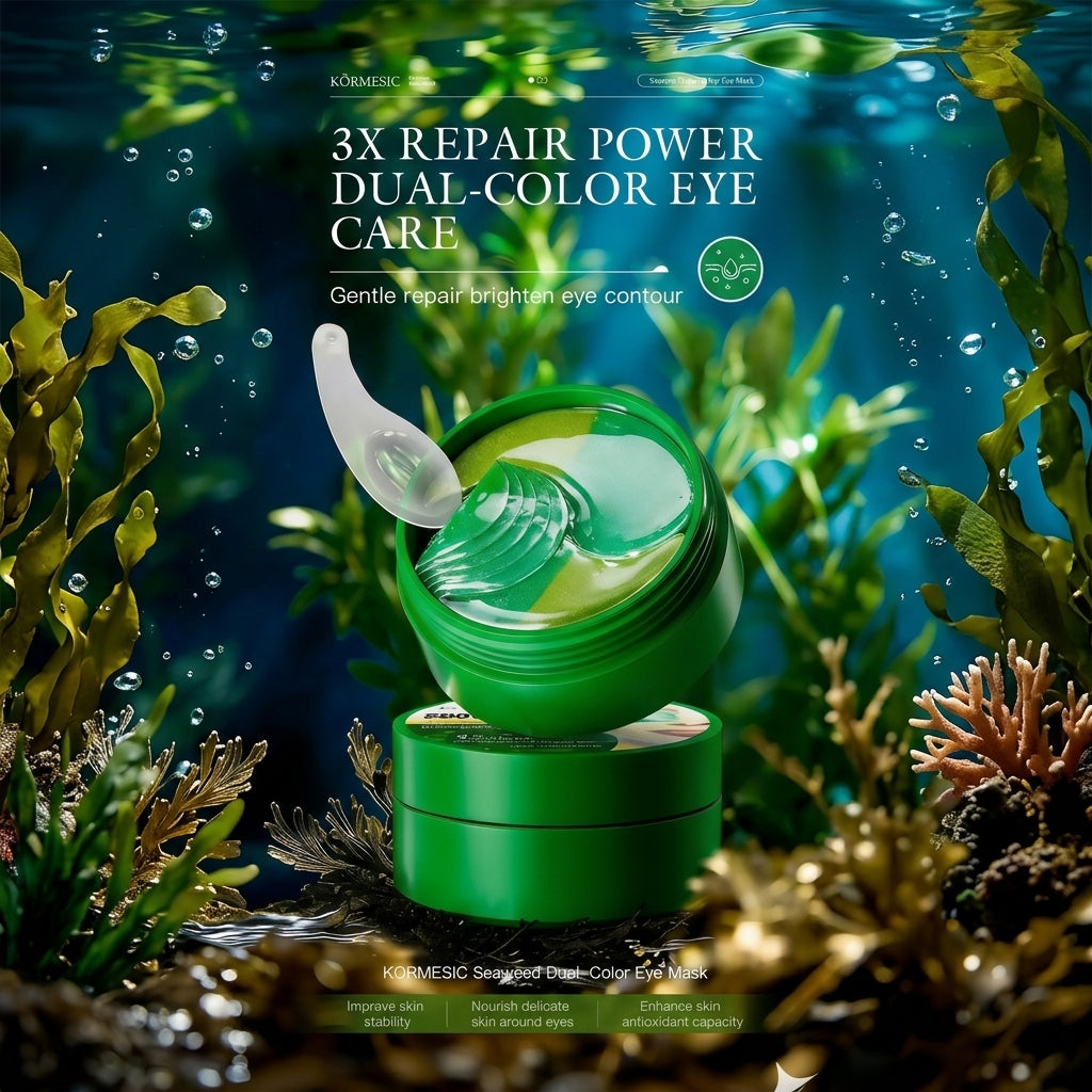 Kormesic Seaweed Dual-Color Eye Mask - 80g (30 Pairs)