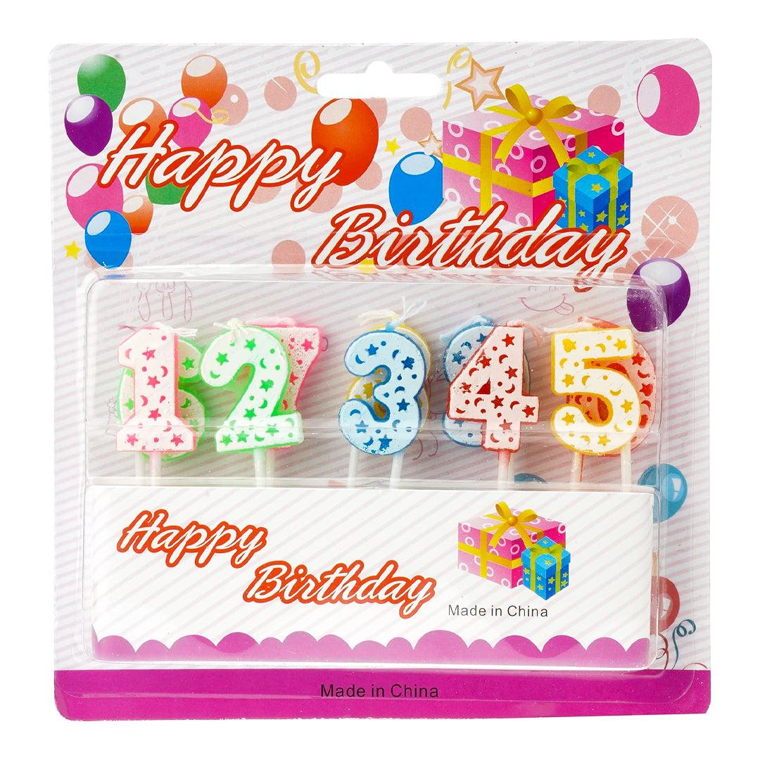 Happy Birthday Candle Set - 10 Pcs Pack