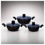 Hot Chef Granit Coating Cookware Set - 6 Pcs