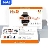 ساعة ذكية Hie-Q 2.2 بشاشة كاملة مع 4 أحزمة - S9