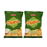 Jack 'n Jill Piattos Potato Crisps Sour Cream & Onion - 85g × 2Pcs (Offer)