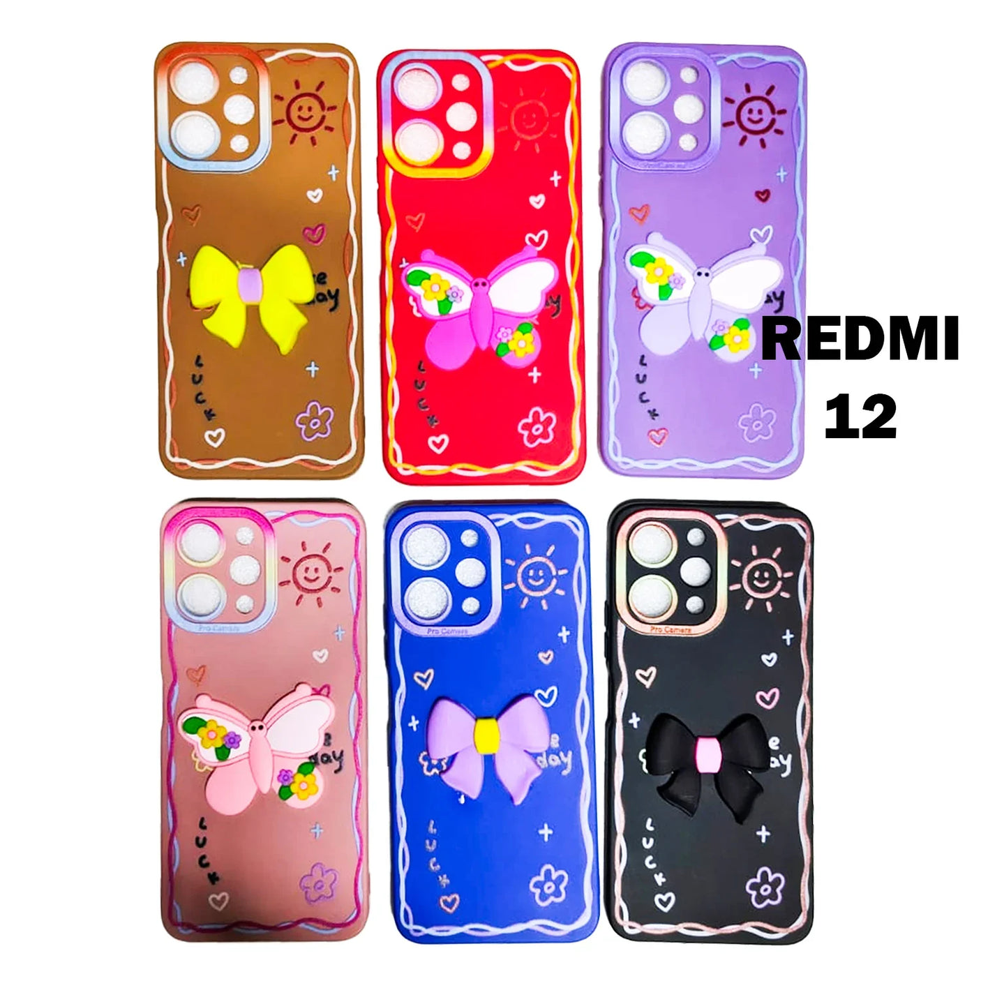جراب أنيق عالي الجودة لهاتف Redmi 12