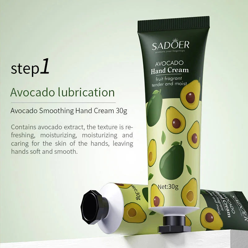 Sadoer Colorful Fruit Moisturizing Hand Cream - 30g x 5 Pcs