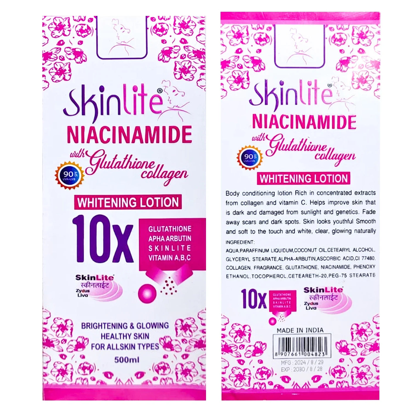 Skinlite Niacinamide 10X Brightening Lotion - 500ml