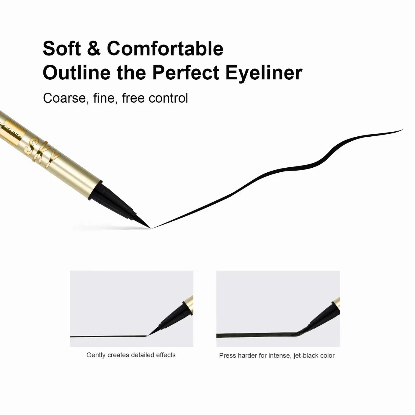 Ever Beauty Waterproof Sky Eyeliner 7529E-1
