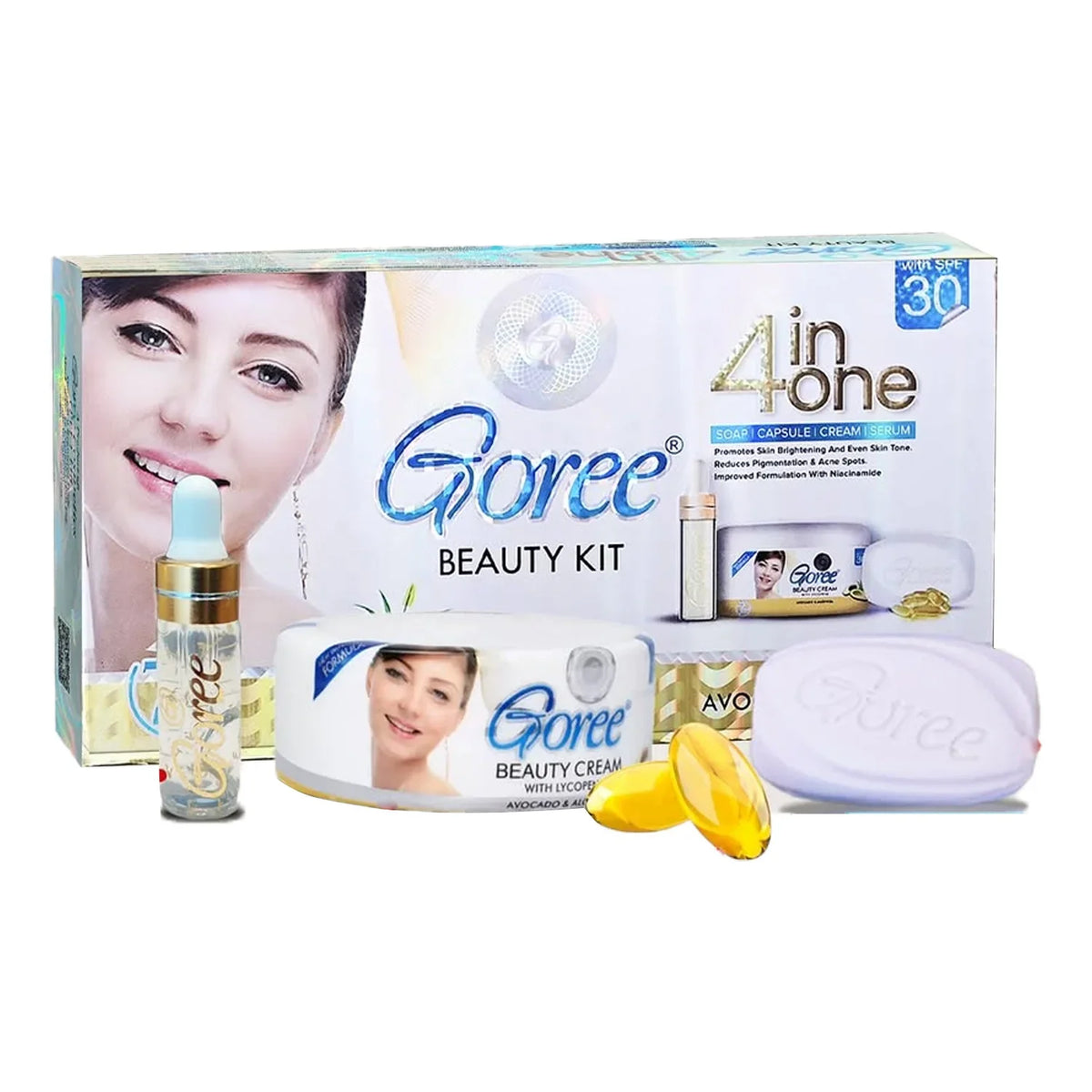 Goree Skin Brightening 4 in 1 Beauty Kit – Pinoy Hyper Kuwait