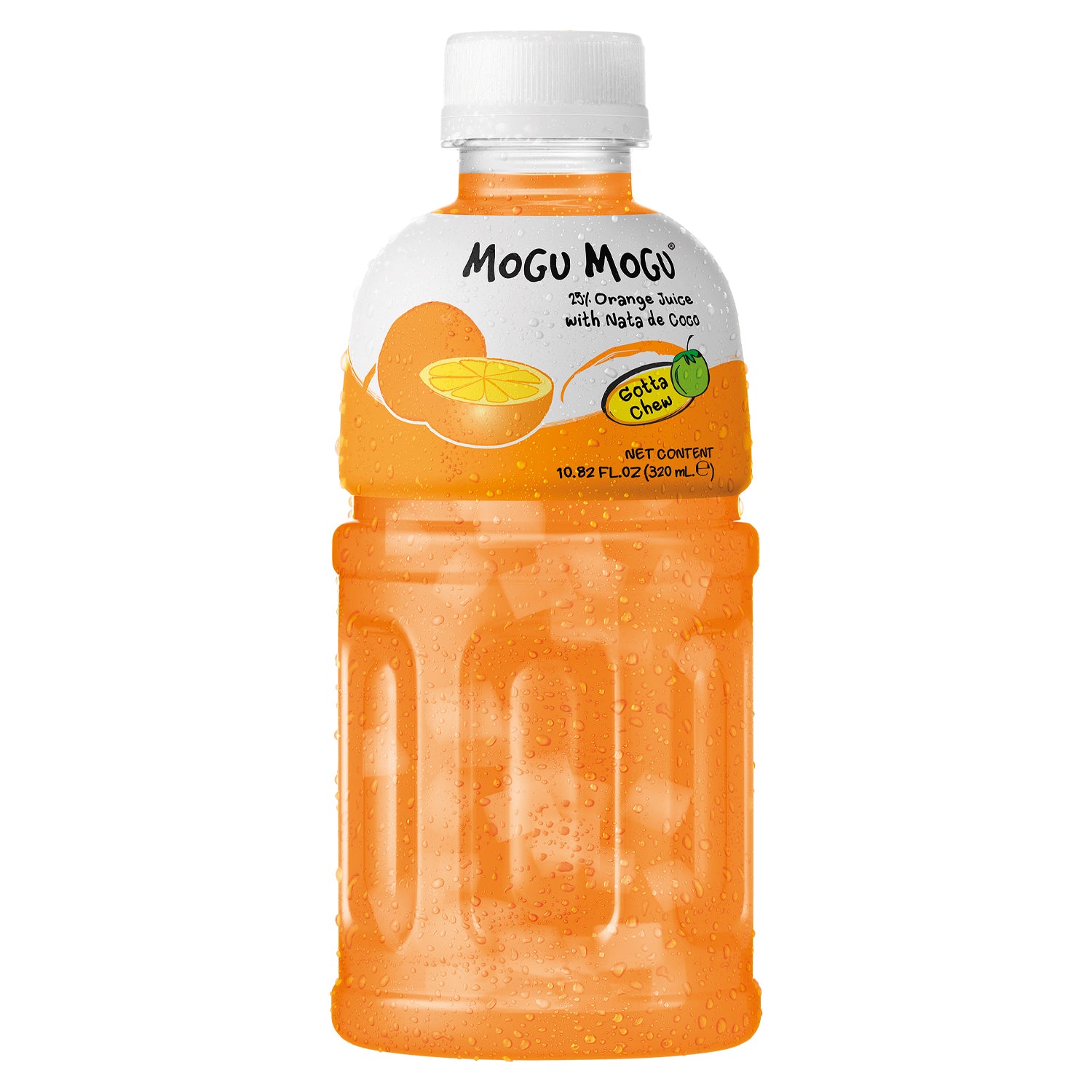 Mogu Mogu Orange Juice With Nata De Coco - 320ml