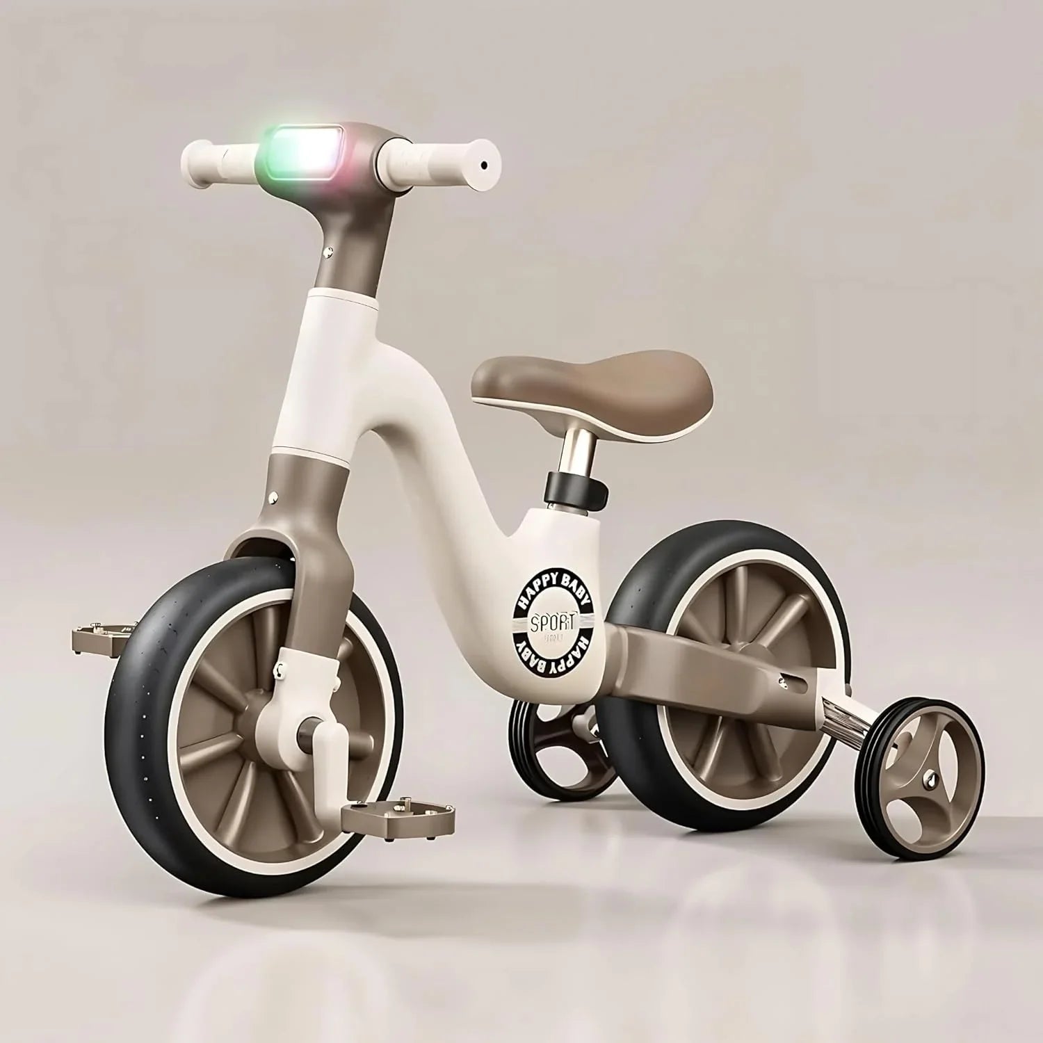Kids Smart 3-in-1 Tricycle With Light & Music