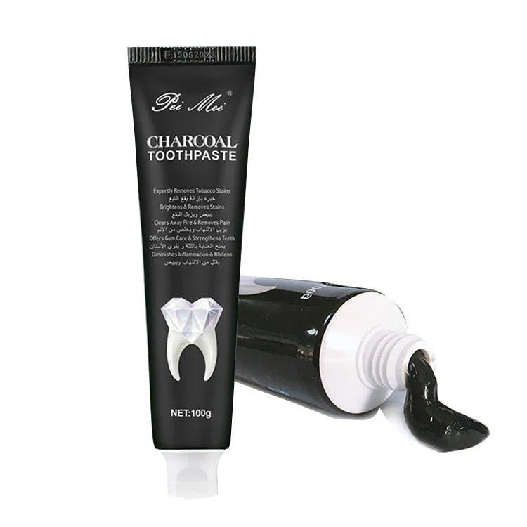 Pei Mei 3D Brightening Charcoal Toothpaste - 100g