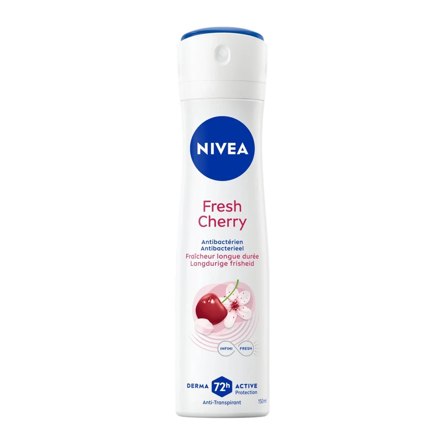 Nivea Fresh Cherry Antibacterial Deodorant Body Spray - 150ml