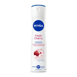 Nivea Fresh Cherry Antibacterial Deodorant Body Spray - 150ml