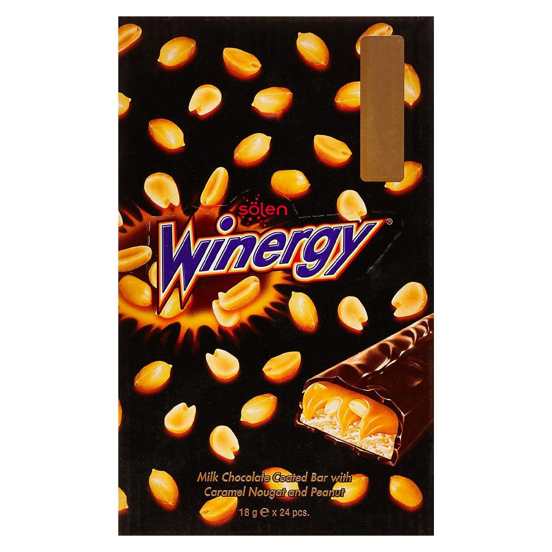 Solen Winergy Milk Chocolate With Caramel Nougat - 18g x 24Pcs