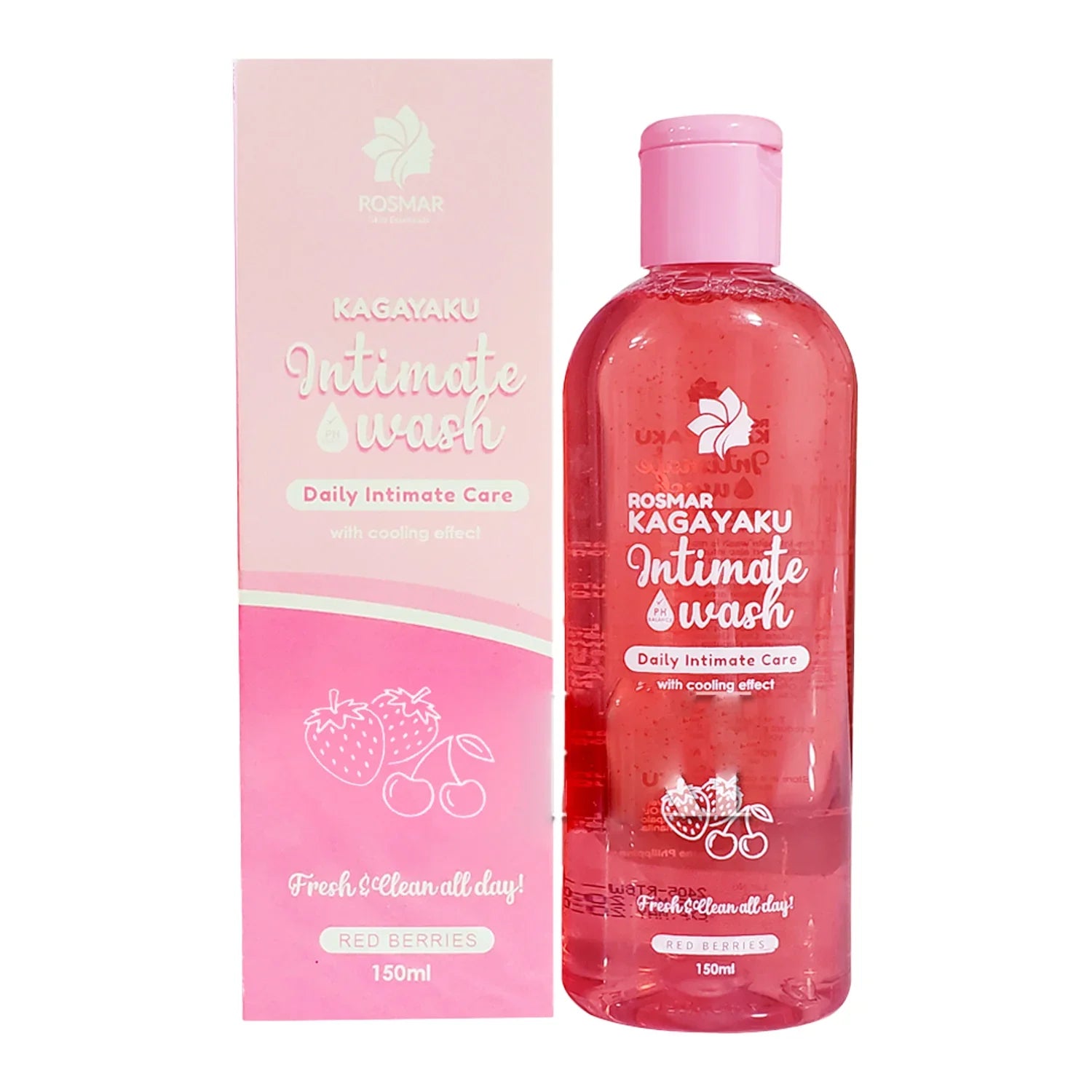 Rosmar Red Berries Fresh & Clean All Day Feminine Wash - 150ml