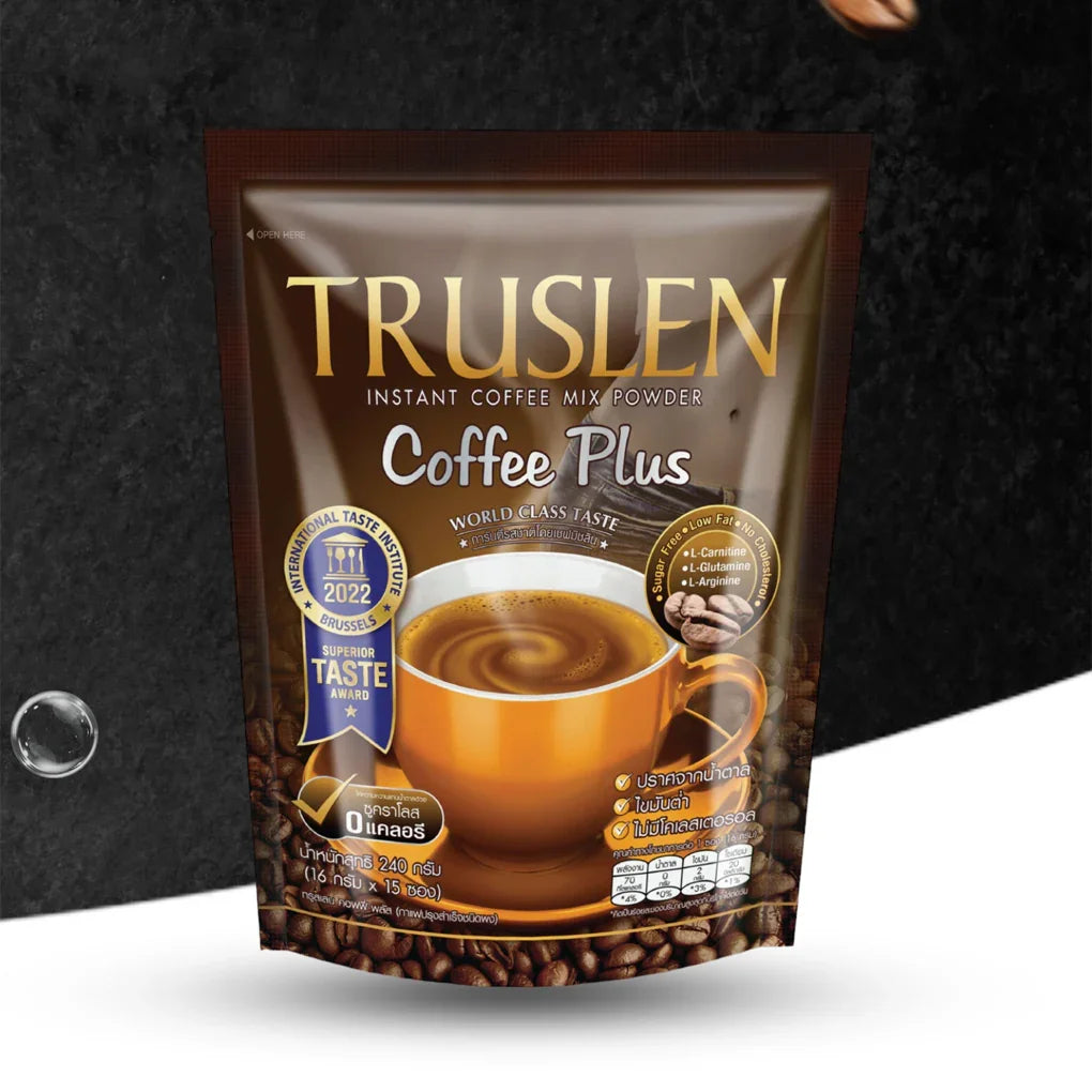 Truslen Coffee Plus Sugar Free - 16g × 15 Sticks (240g)