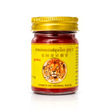 Thai Pain Relief Compound Herbal Balm - 50g (Red)