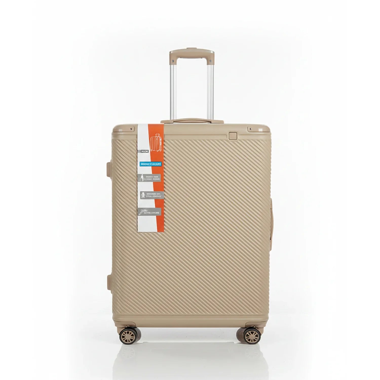 American Flyer Luggage Bag 20 Inch Cabin Size Luggage Trolly - Beige