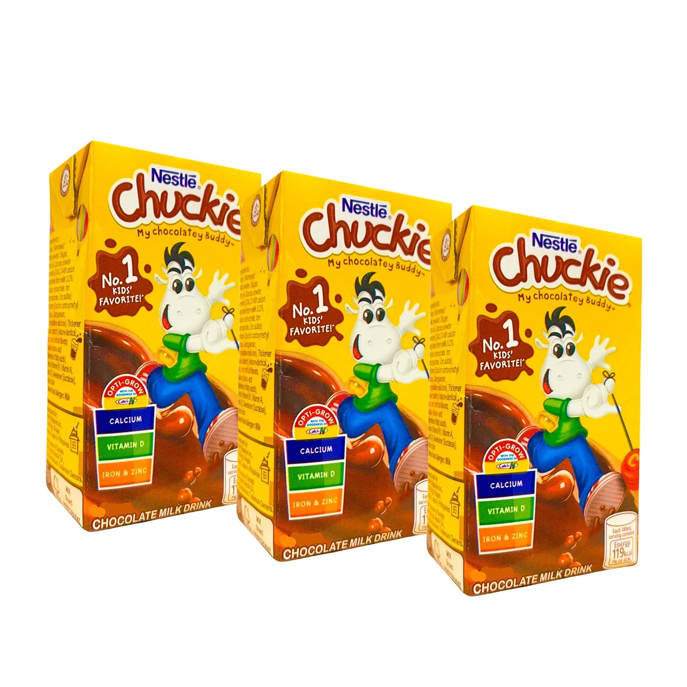 Nestle Chuckie Chocolatey Milk Drink - 250ml × 3Pcs (Offer)
