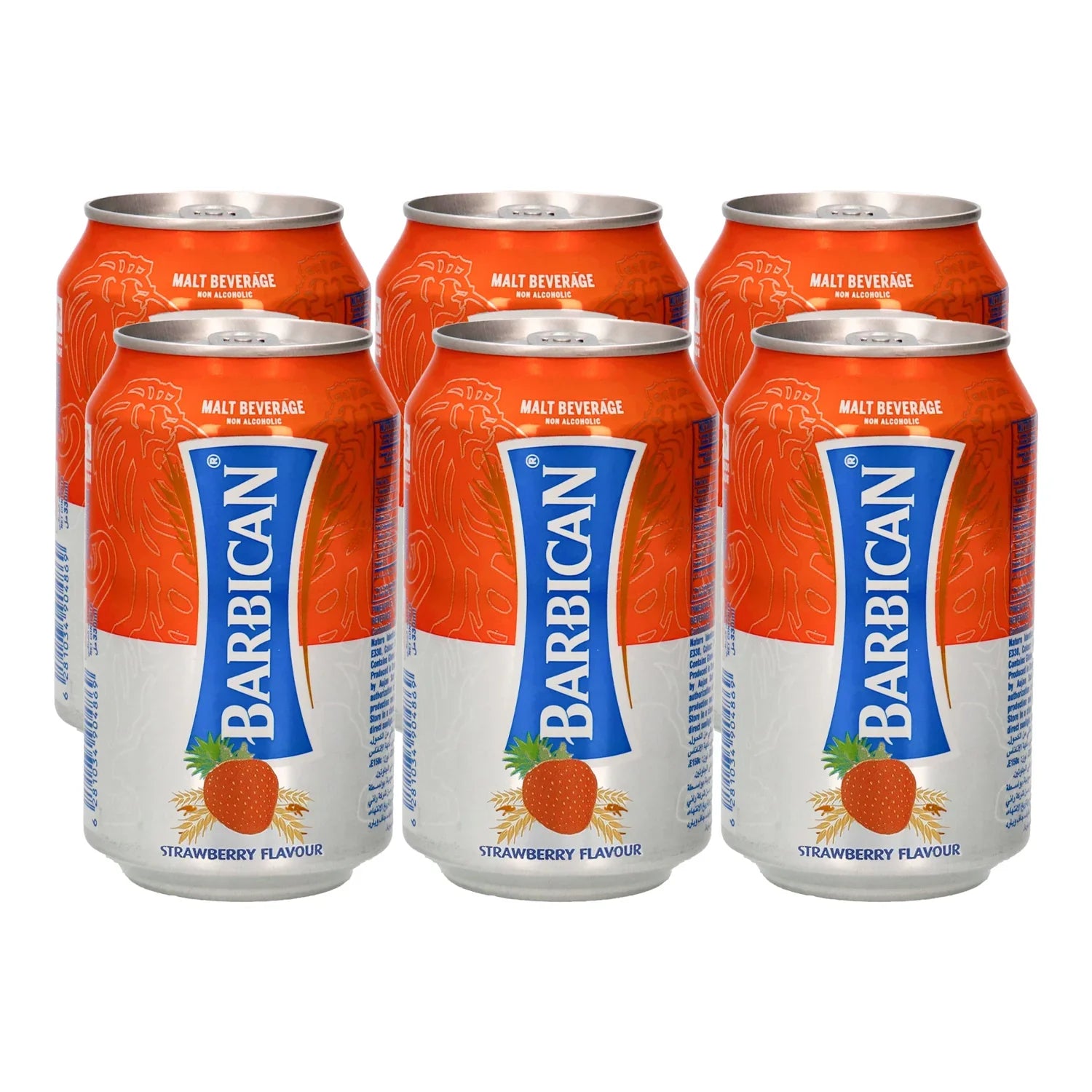 Barbican Can Strawberry - 330ml × 6 Pcs