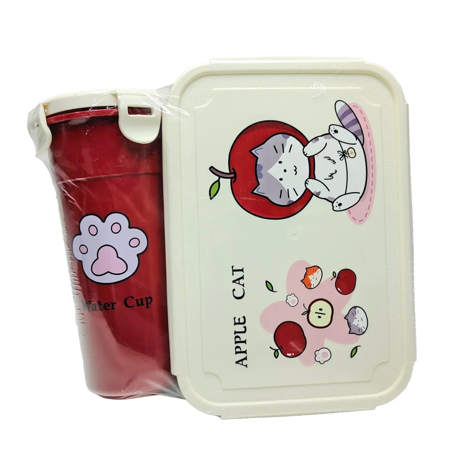 Student Lunch Box Set With Water Bottle
