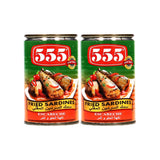 555 Fried Sardines Escabeche 155g × 2 Pcs (Offer)