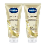 Vaseline Gluta-Hya Serum Burst UV Lotion Flawless Glow - 300ml (1+1) Offer
