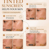 Dr.Rashel Deep Sheer Rice & Niacinamide Tinted Sunscreen SPF 50 - 50g