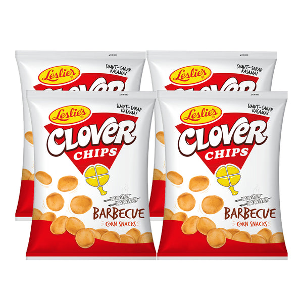 Clover Barbecue Flavored Corn Snacks 55 gm × 4 Pcs (Offer)