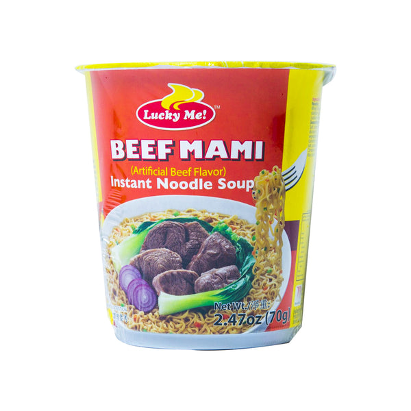 Lucky Me Beef Mami Cup Noodles 70gm