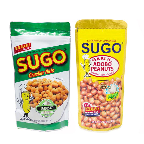 Sugo Garlic Adobo Peanuts & Garlic Flavor - 100g × 2 Pcs (Offer)