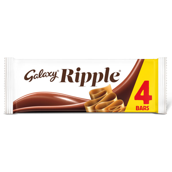 Galaxy Ripple Chocolate 4 Bars - 120g