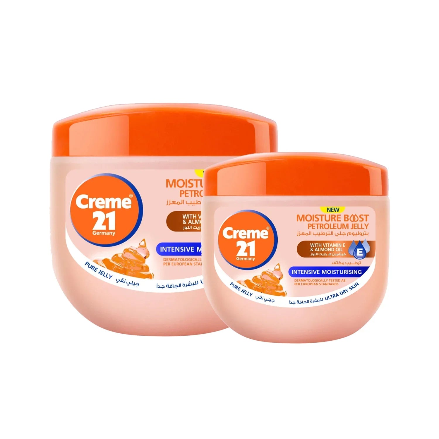 Creme 21 Intensive Moisturizing Petroleum Jelly - 300ml + 100ml